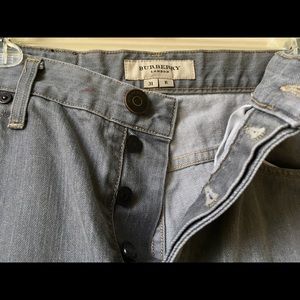 Burberry London Grey Slim Jeans size 31 Italy